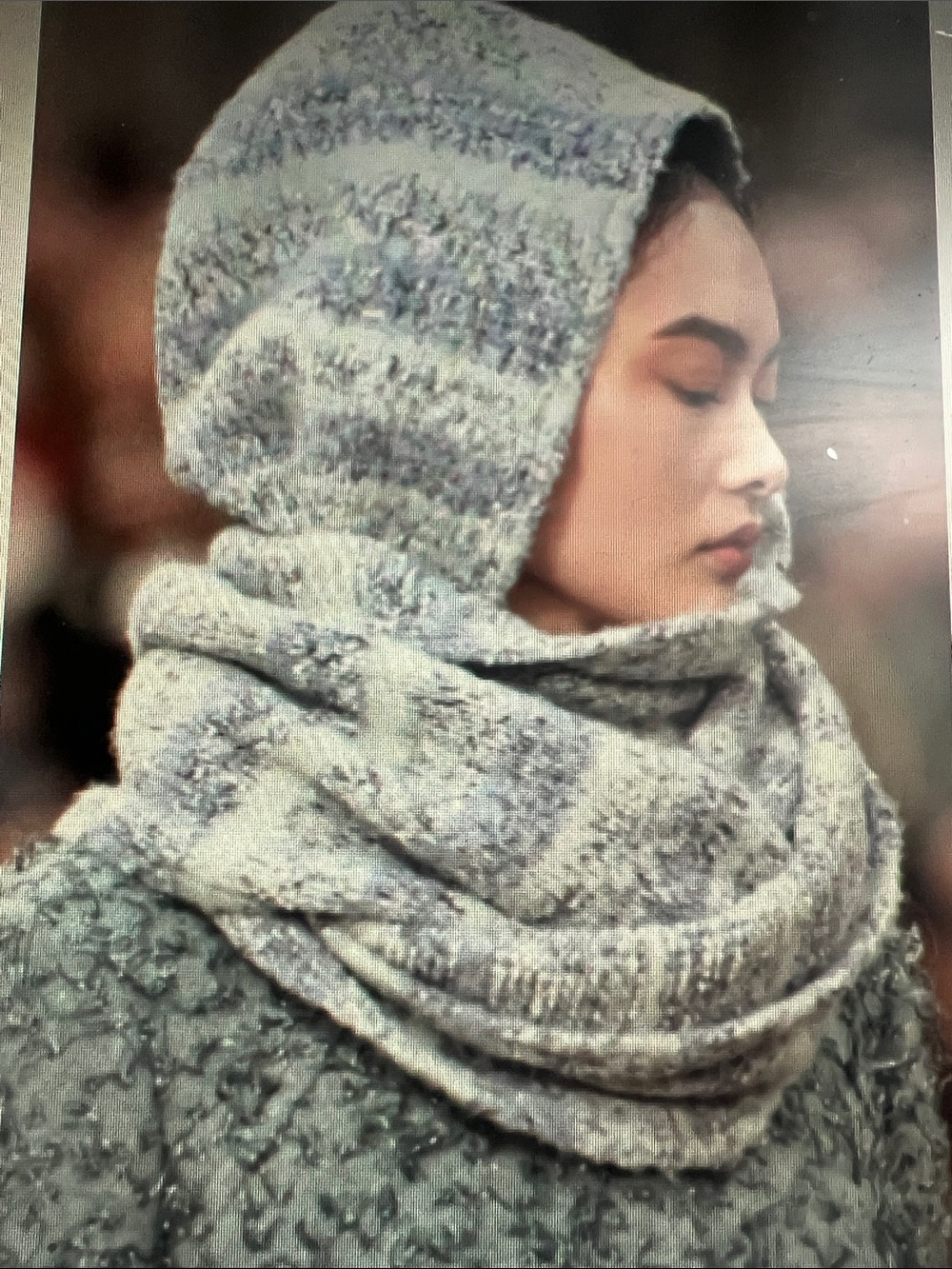 NWT authentic Chanel tweed scarf 2019 hood runaway Carl Lagerfeld Paris.